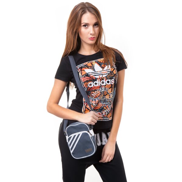 Torba sportowa damska ADIDAS TOREBKA MINI BAG SUEDE m30500 kolor granatowy