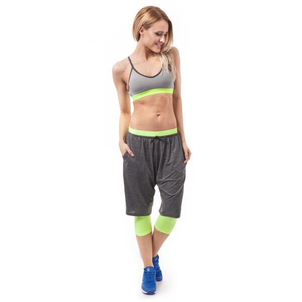 Spodnie dresowe damskie NIKE SPODNIE PRO INSIDE BALLER 11 643322032 kolor szary