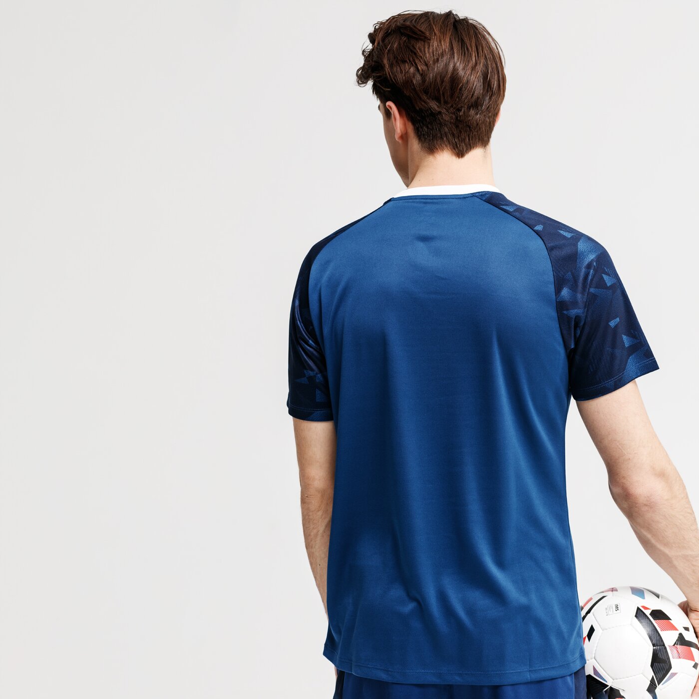 Koszulka męska UMBRO T-SHIRT SS FRAGMENT JERSEY 65274u-es6 kolor niebieski