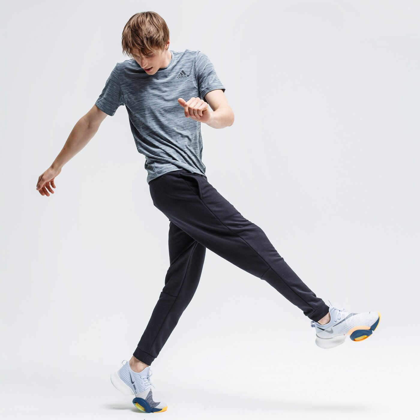 Koszulka męska ADIDAS T-SHIRT ALL SET 2 gc8322 kolor szary