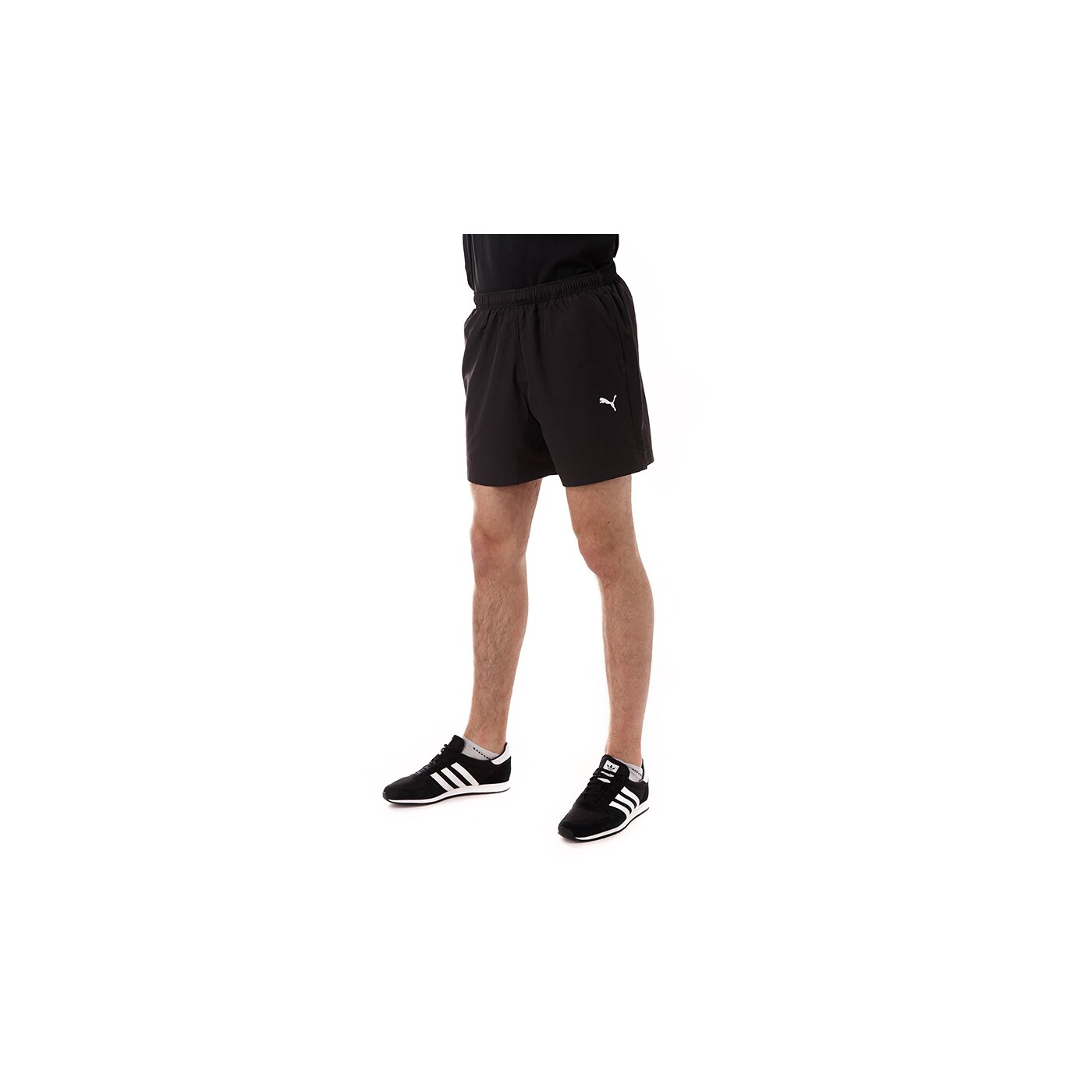 Spodenki męskie PUMA SZORTY ESS WOVEN SHORTS 82400201 kolor czarny