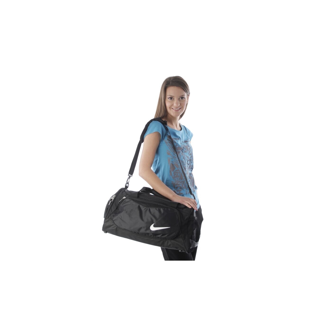 Torba sportowa damska NIKE TORBA TEAM TRAINING SMALL DUFFEL ba4017067 kolor czarny