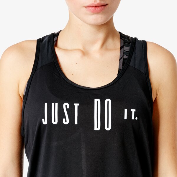 Top damski NIKE TANK FLOW 2.0 GRX HO18 931758010 kolor czarny