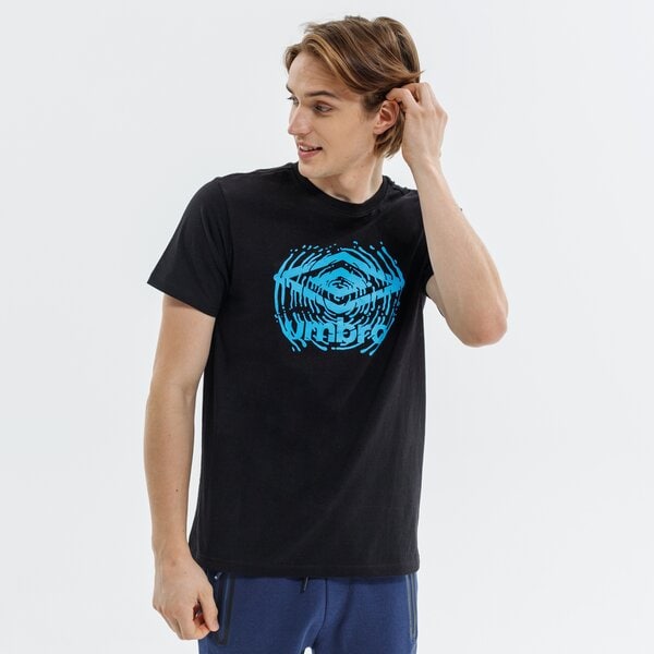 Koszulka męska UMBRO T-SHIRT NENEKO ul321tsm01001 kolor czarny