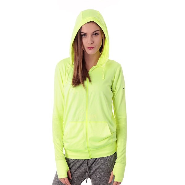 Bluza damska NIKE BLUZA NIKE EPIC DF KNIT HOODY 589295702 kolor żółty