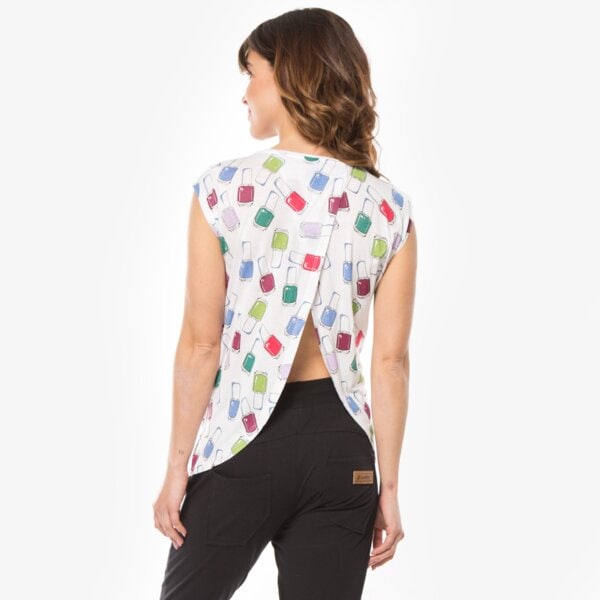 Koszulka damska LOTTO T-SHIRT GLOSS lo16tsd34001 kolor biały
