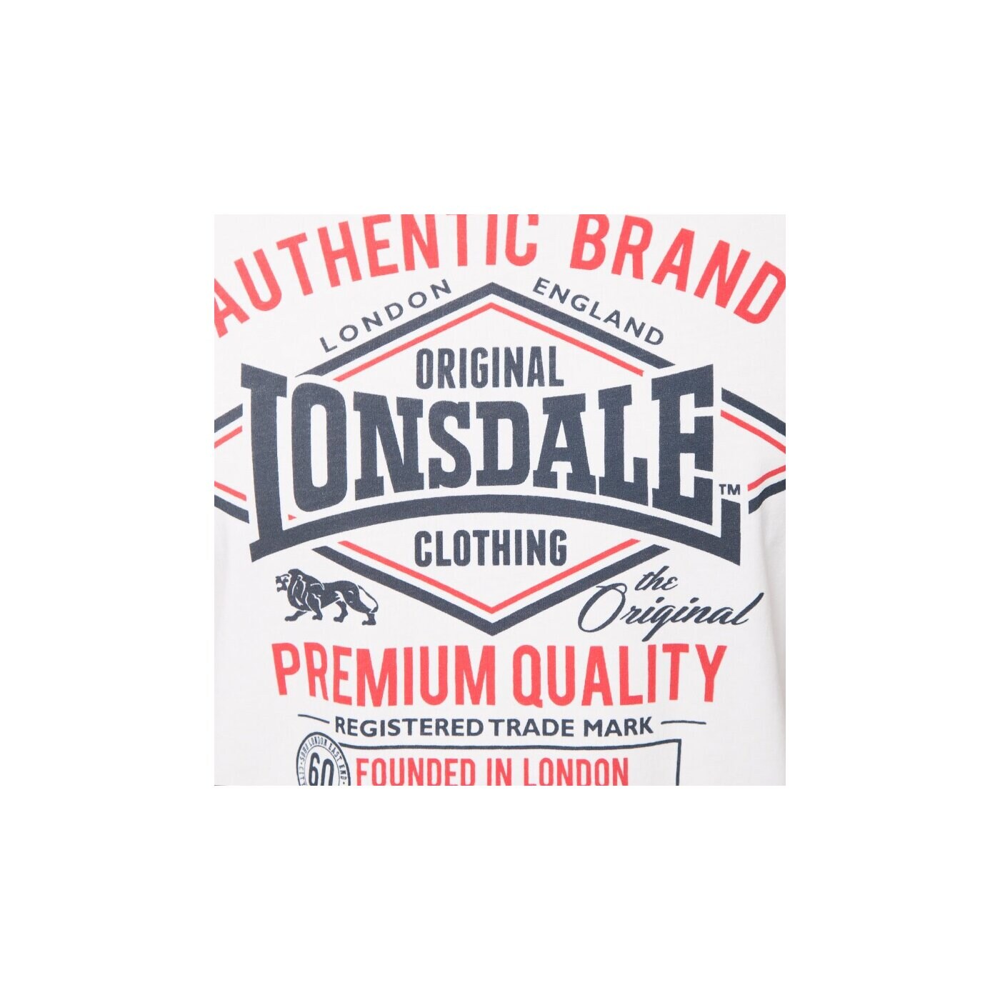 Koszulka męska LONSDALE T-SHIRT SWANLEY 1147337000 kolor biały