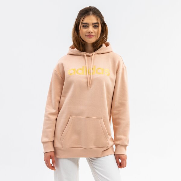 Bluza damska ADIDAS BLUZA Z KAPTUREM W 3S FT C PT h10187 kolor beżowy