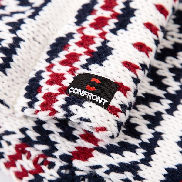  CONFRONT SZALIK WHITE PATTERN cf33scd01 kolor biały