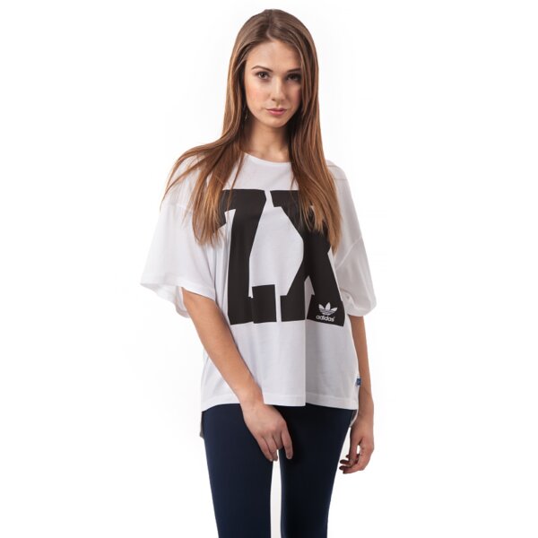 Koszulka damska ADIDAS T-SHIRT LETTERPRINT s19559 kolor biały