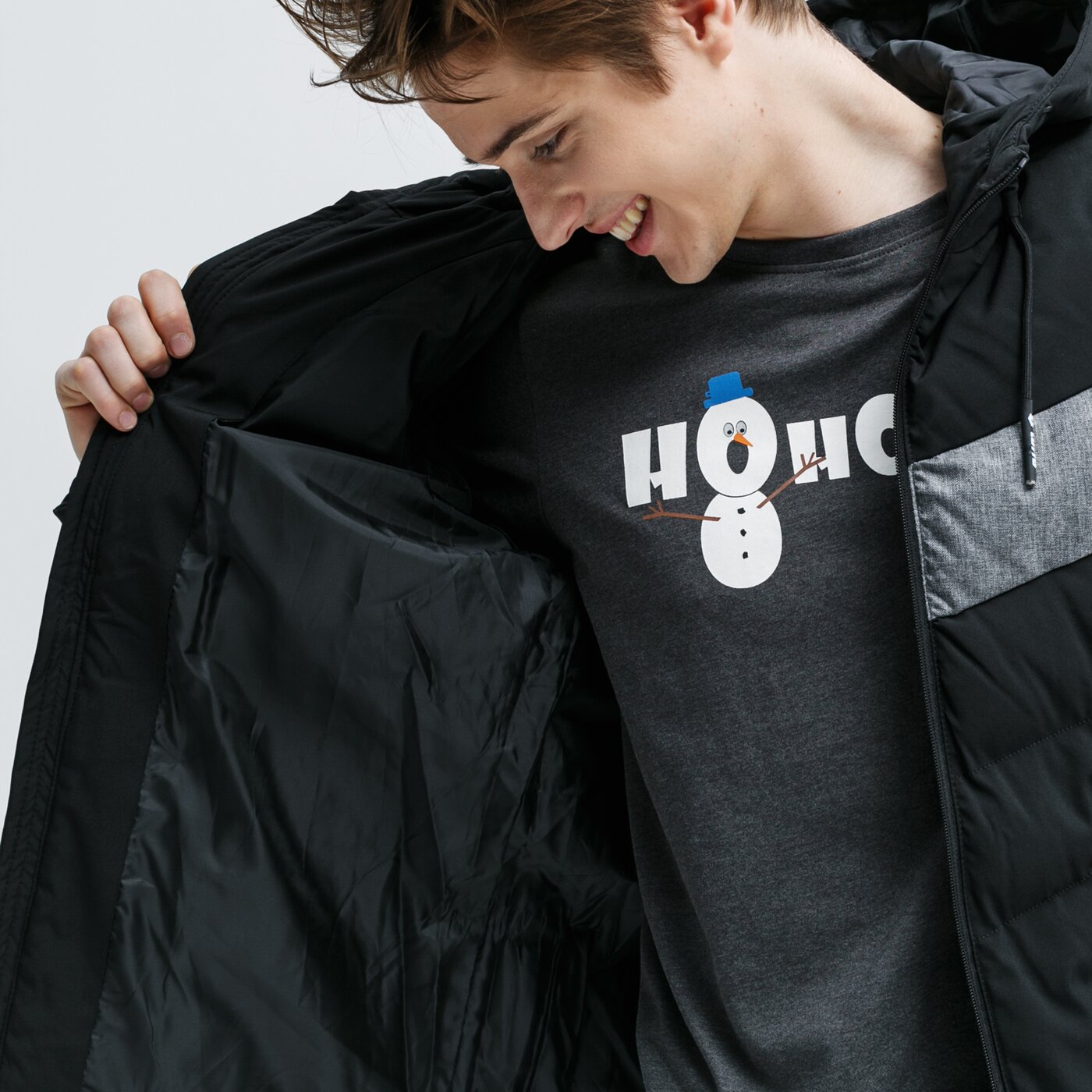 Kurtka zimowa męska LOTTO KURTKA ZIMOWA FALCO lo39kum13002 kolor czarny