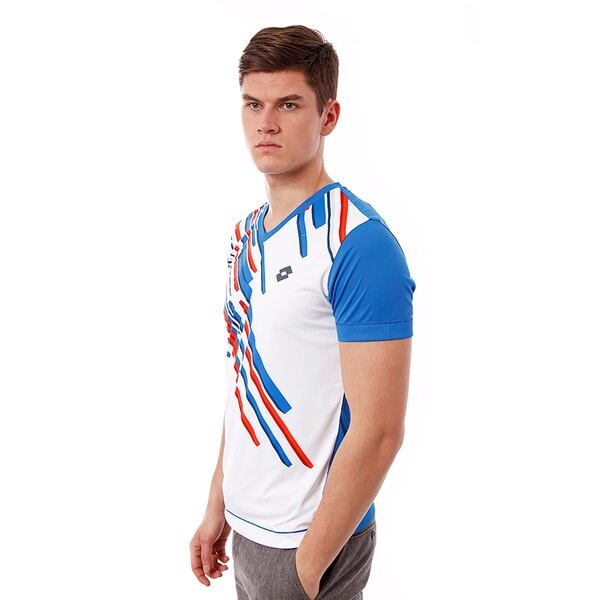 Koszulka męska LOTTO T-SHIRT SLADE q8702 kolor biały