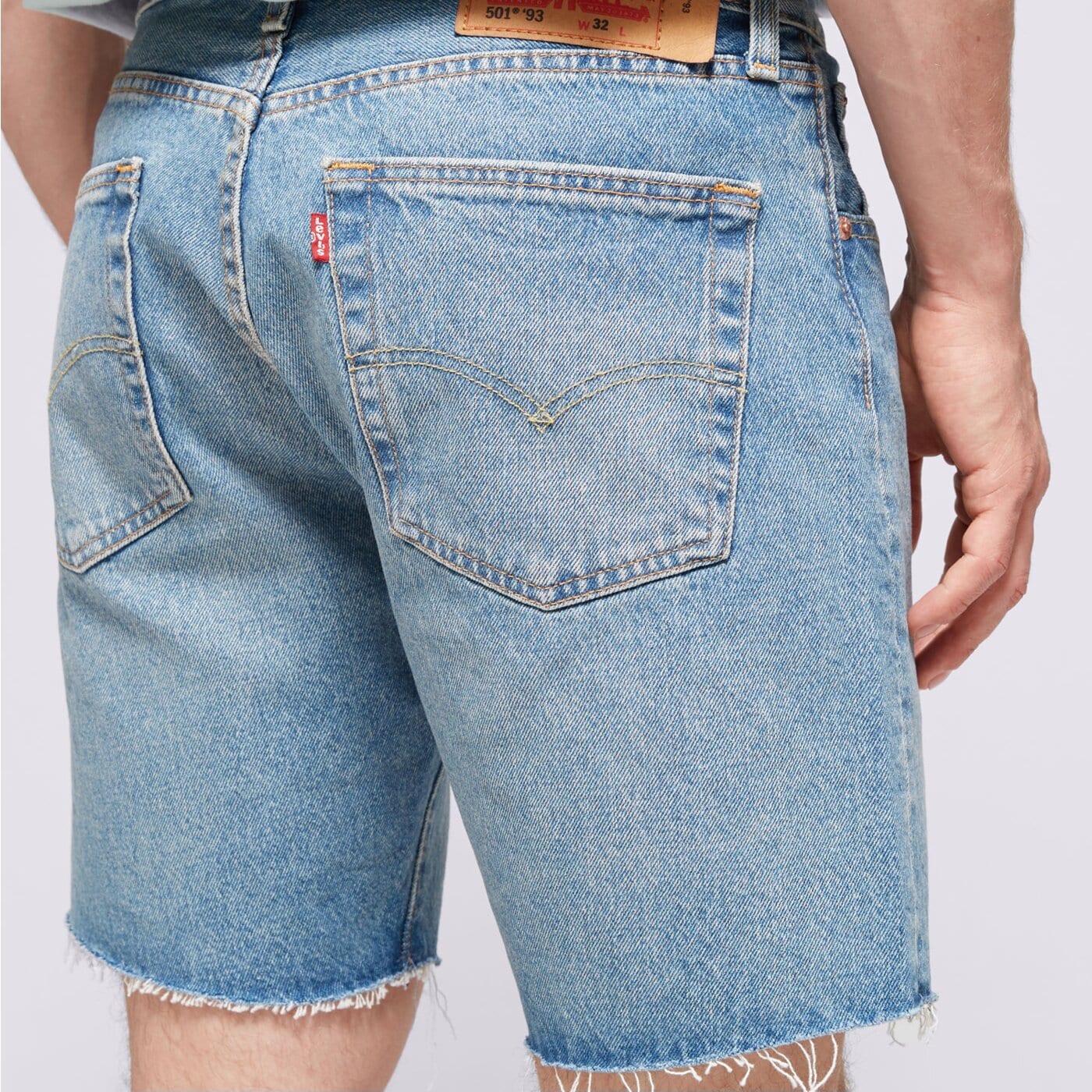 Spodenki męskie LEVI'S SZORTY 501® '93 SHORTS DARK INDIGO 85221-0079 kolor niebieski