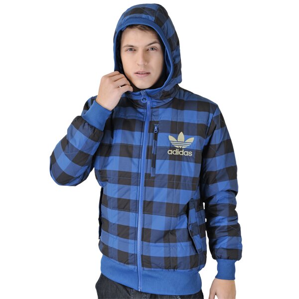 Kurtka zimowa męska ADIDAS KURTKA AC PADDED JACKET GRAPHIC o57772 kolor niebieski