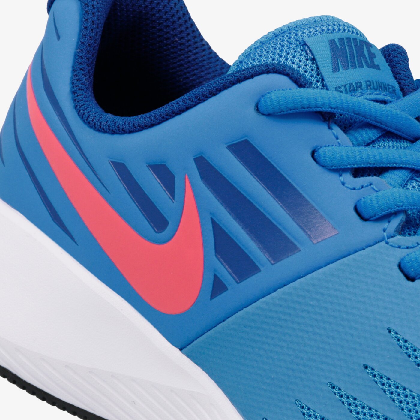 Buty do biegania dla dzieci NIKE STAR RUNNER BG 907254408 kolor niebieski