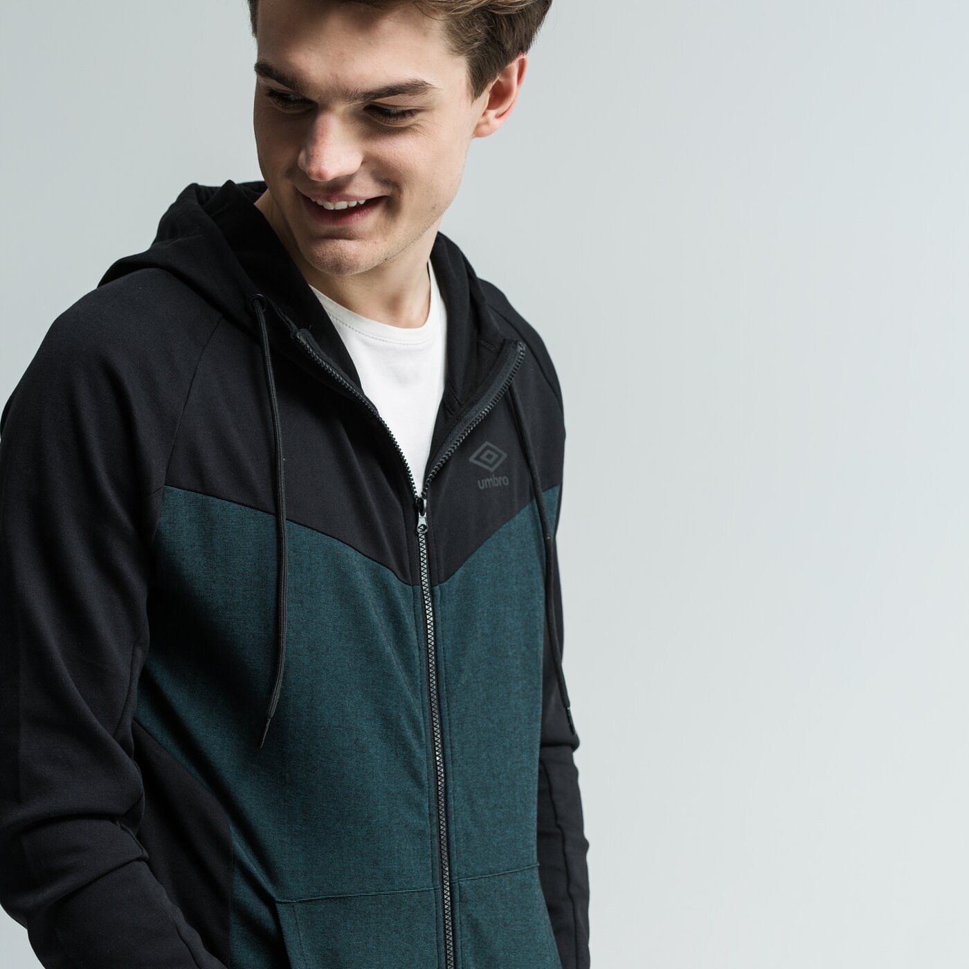 Bluza męska UMBRO BLUZA DEWO ul19blm25002 kolor zielony