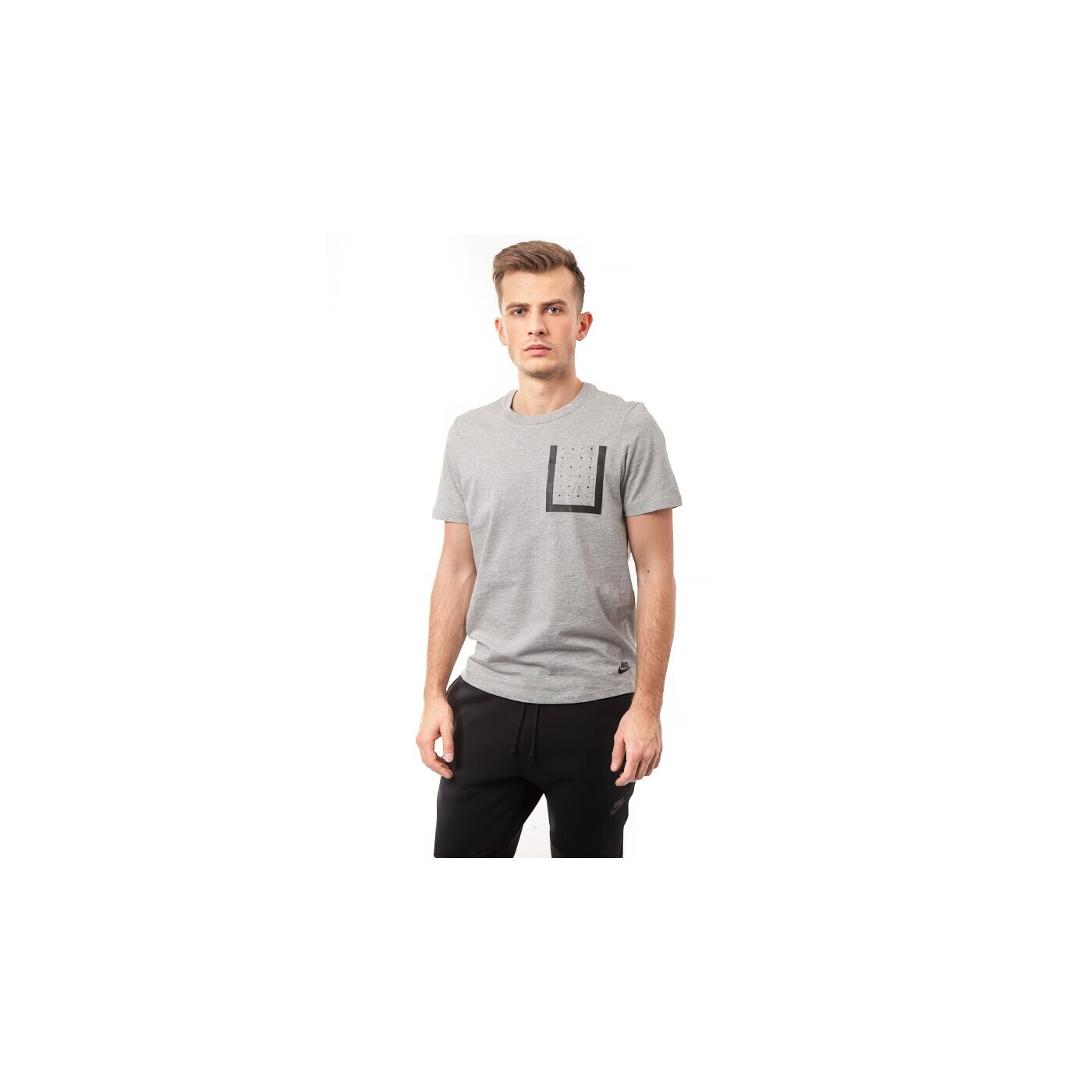 Koszulka męska NIKE T-SHIRT POCKET TOP TP 641722063 kolor szary