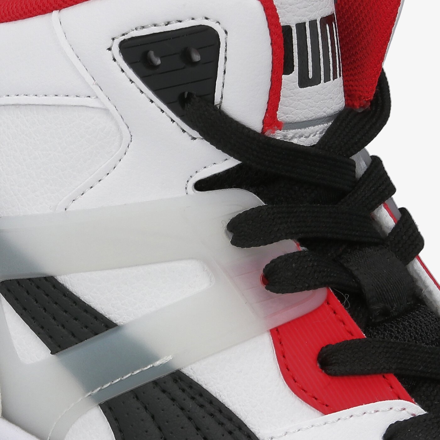 Buty dziecięce PUMA BACKCOURT MID JR 37441101 kolor biały