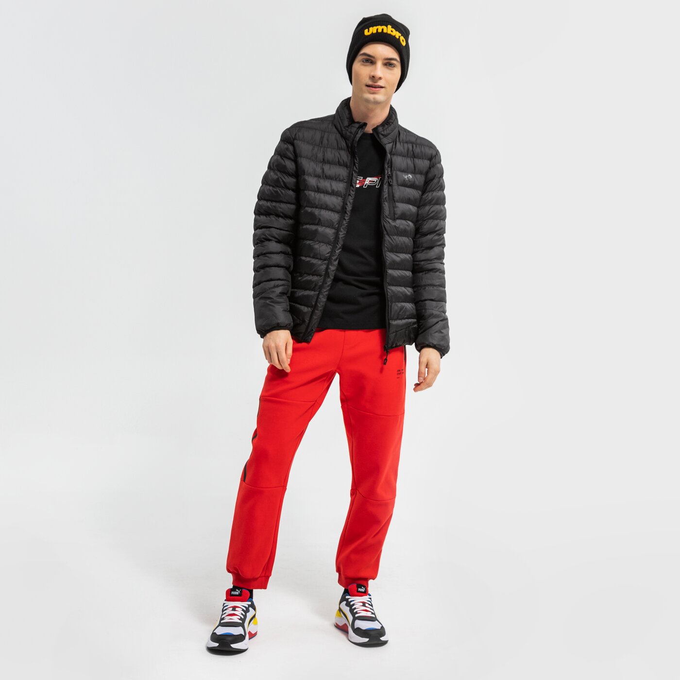 Kurtka zimowa męska UP8 KURTKA ZIMOWA CUEVA up321kum06001 kolor czarny