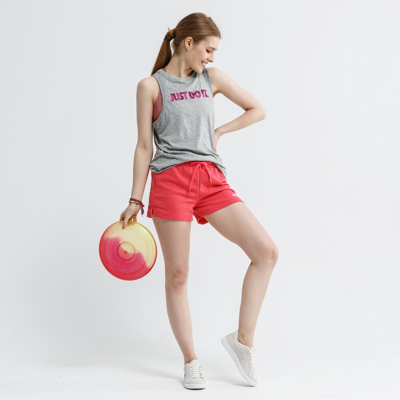 Spodenki damskie ADIDAS SZORTY W E PLN dx2547 kolor różowy