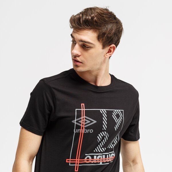 Koszulka męska UMBRO T-SHIRT ROY ul39tsm20002 kolor czarny