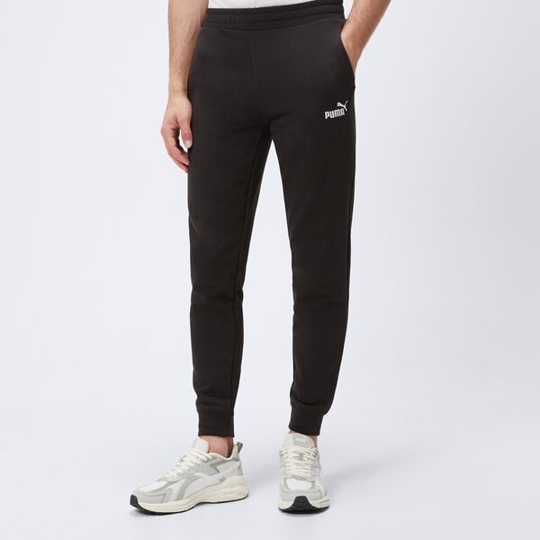 Spodnie dresowe męskie PUMA SPODNIE ESS NO. 1 LOGO SLIM 68264401 kolor czarny