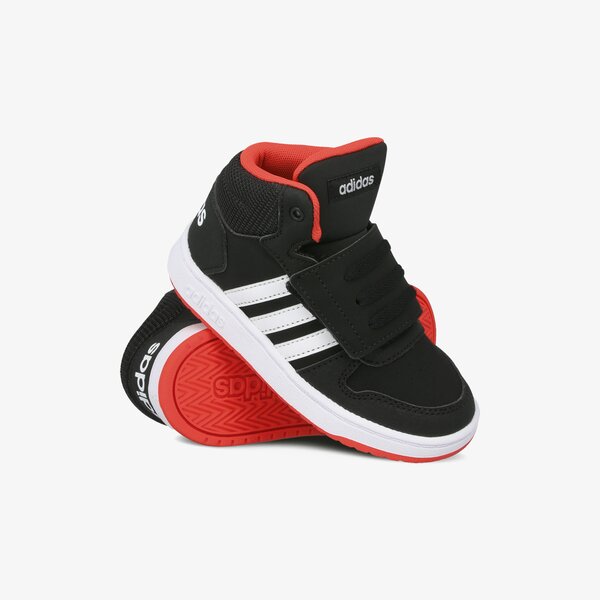 Buty dziecięce ADIDAS HOOPS MID 2.0 I b75945 kolor czarny