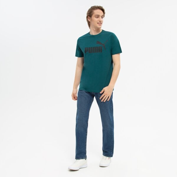 Koszulka męska PUMA T-SHIRT ESS LOGO TEE (S) 586667 20 kolor zielony