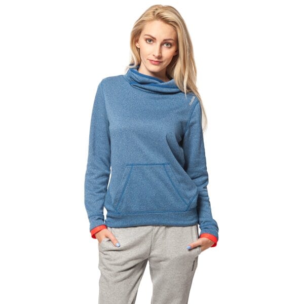 Bluza damska REEBOK BLUZA WOR PLYWRM PO aa9799 kolor niebieski