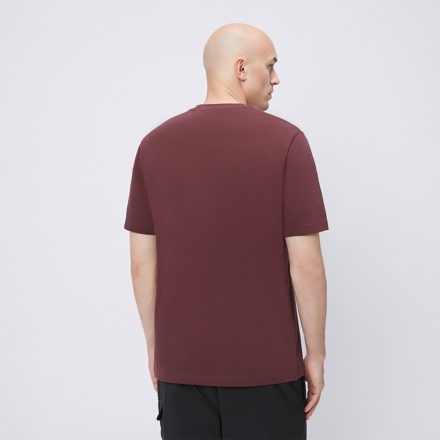 Koszulka męska ADIDAS T-SHIRT M LIN SJ T je8998 kolor bordowy