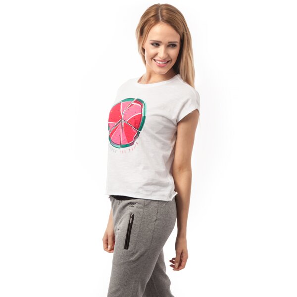 Koszulka damska FEEWEAR T-SHIRT EDIP fw15tsd08002 kolor biały