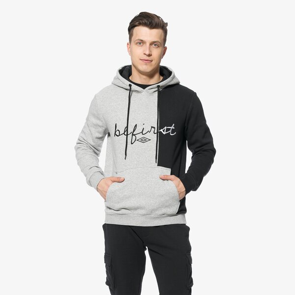 Bluza męska UMBRO BLUZA BADGER ul18blm06001 kolor szary