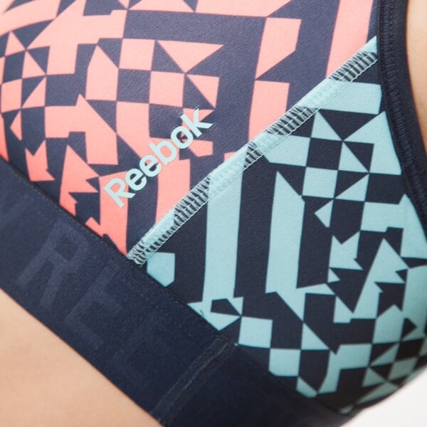 Top damski REEBOK TOP WOR P SHRT BRA b86304 kolor niebieski