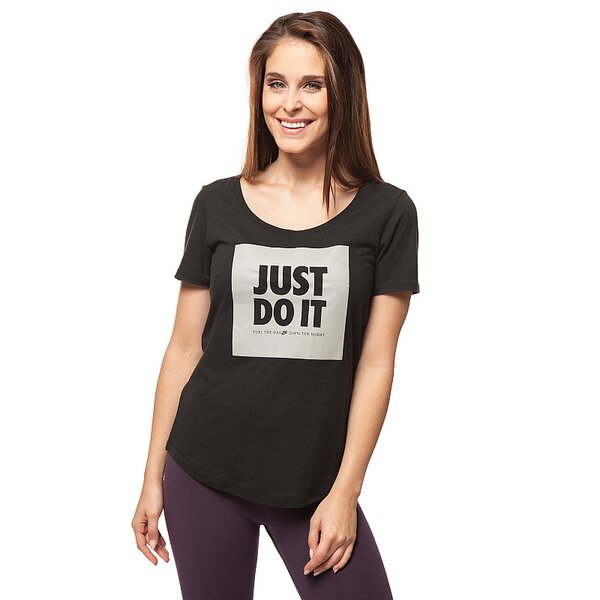 Koszulka damska NIKE T-SHIRT TEE- REFLECTIVE JDI 685514010 kolor czarny