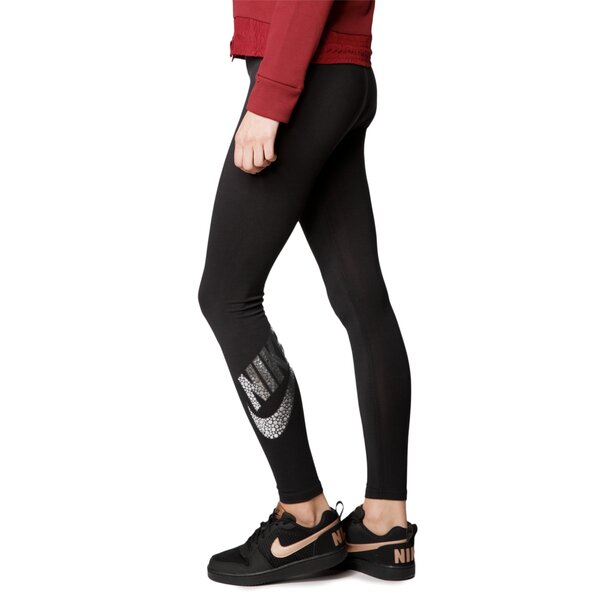 Spodnie dresowe damskie NIKE SPODNIE W NSW LEG-A-SEE LGGNG GX1 806231010 kolor czarny