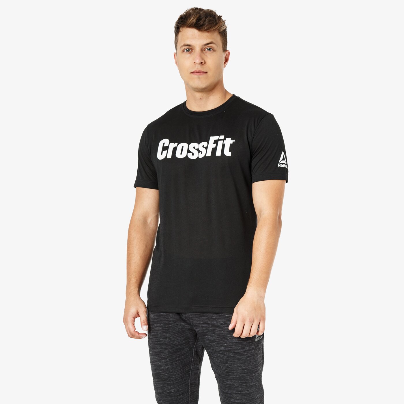 Koszulka męska REEBOK T-SHIRT SS RC FEF TEE- SPEEDWICK dh3702 kolor czarny