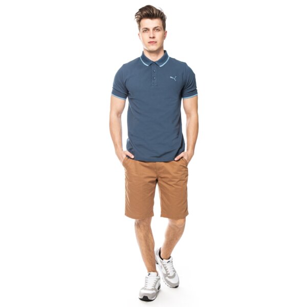 Koszulka polo męska PUMA POLO FUN DRY PIQUE 83651612 kolor granatowy