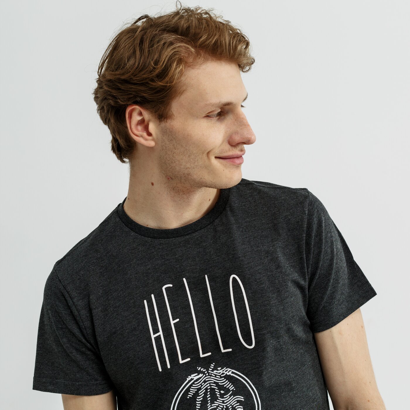 Koszulka męska FEEWEAR T-SHIRT SS ROLDANILO fw19tsm52001 kolor szary