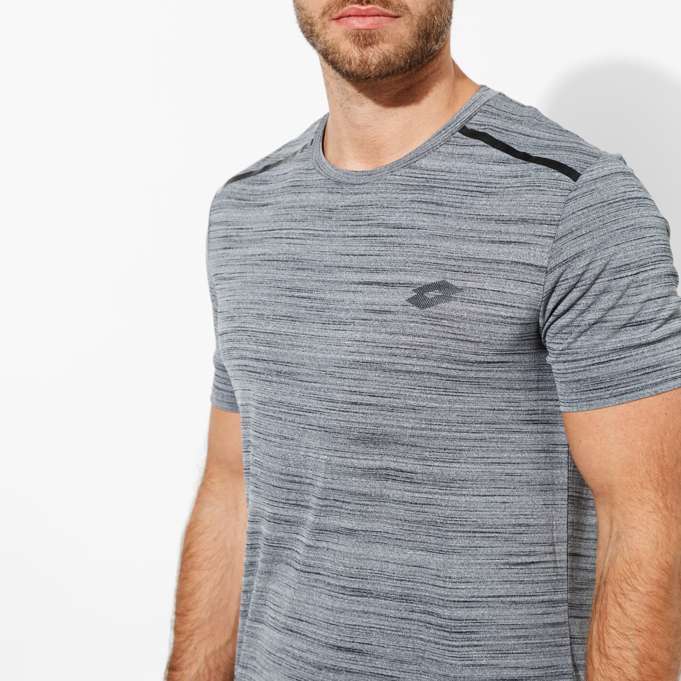 Koszulka męska LOTTO T-SHIRT SS BRYAN VII PL t5326 kolor szary