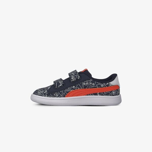 Buty dziecięce PUMA SMASH V2 MONSTER FAMILY V INF 37119202 kolor granatowy