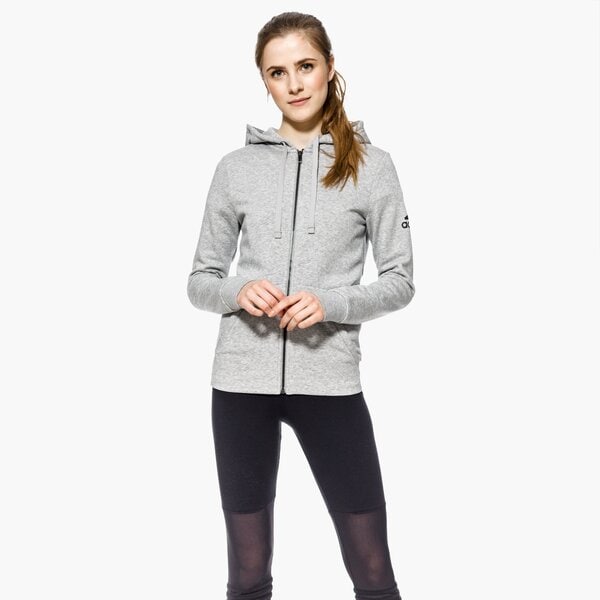 Bluza damska ADIDAS BLUZA ESS SOLID FZ HD s97086 kolor szary