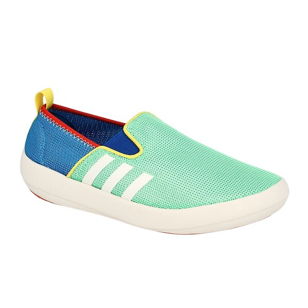 Buty trekkingowe dla dzieci ADIDAS BOAT SLIP ON K  g64860 kolor zielony