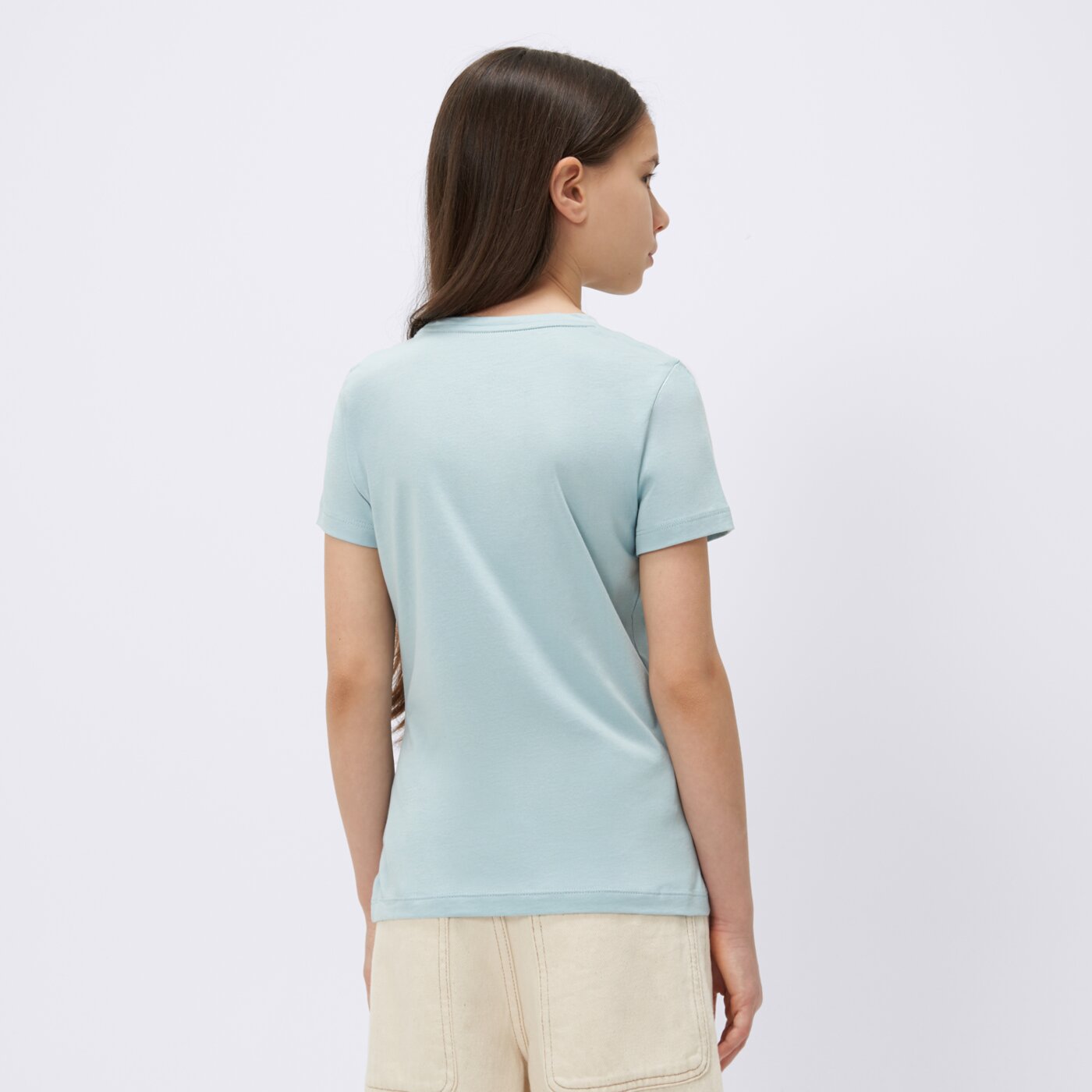 Koszulka dziecięca PUMA T-SHIRT SS ESS LOGO TEE G 587029 23 kolor niebieski