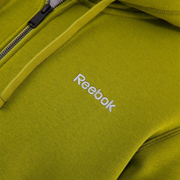 Bluza męska REEBOK BLUZA   EL FZ HOODIE z64248 kolor zielony