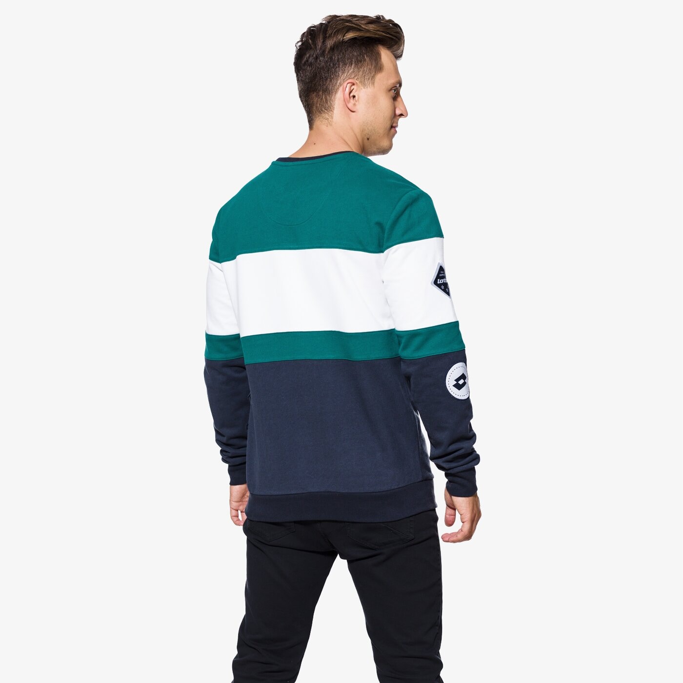 Bluza męska LOTTO BLUZA BRUSH lo37blm07001 kolor granatowy