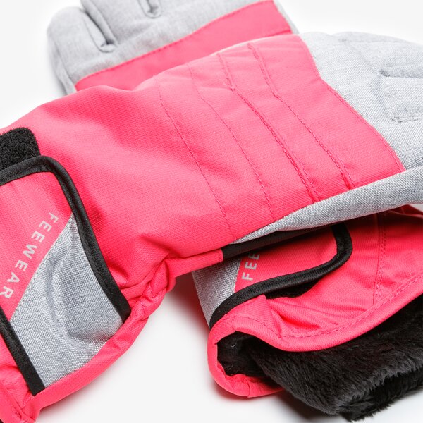  FEEWEAR RĘKAWICE NARCIARSKIE TROTUN fw39red53001 kolor różowy