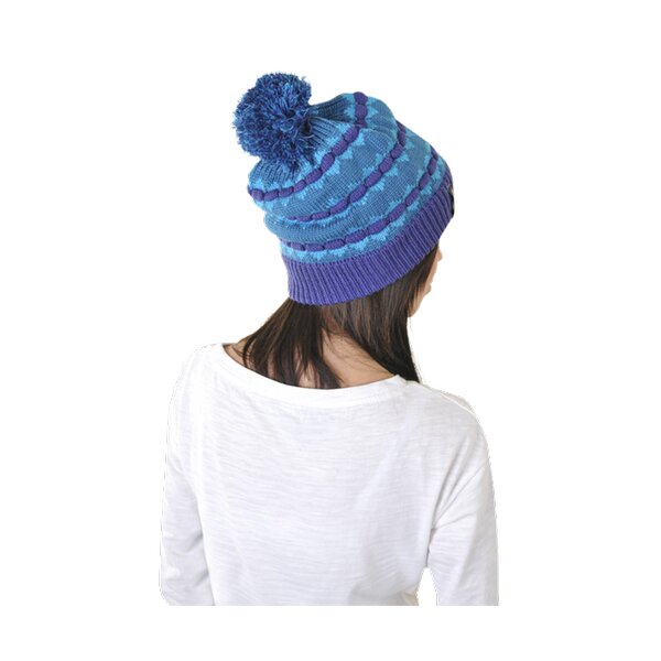 Czapka zimowa damska REEBOK CZAPKA Z OTM BEANIE TEAM PURPLE w36731 kolor fioletowy