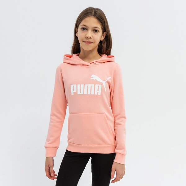 Bluza dziecięca PUMA BLUZA Z KAPTUREM ESS LOGO TR G 587030 26 kolor różowy