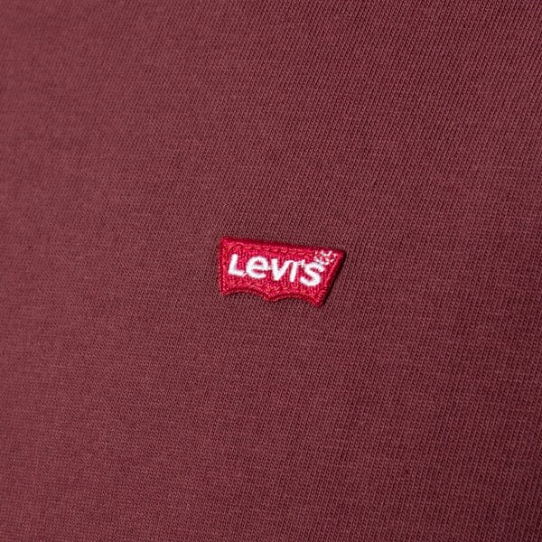 Koszulka męska LEVI'S T-SHIRT SS ORIGINAL HM 56605-0199 kolor bordowy