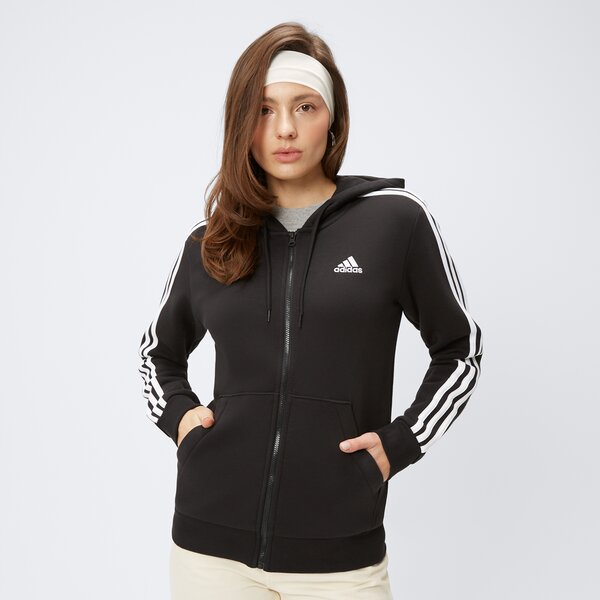 Bluza damska ADIDAS BLUZA ROZPINANA Z KAPTUREM W 3S FL FZ HD hz5743 kolor czarny